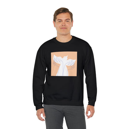 Wings of Harmony Sweatshirt - A Symbol of Peace and Hope