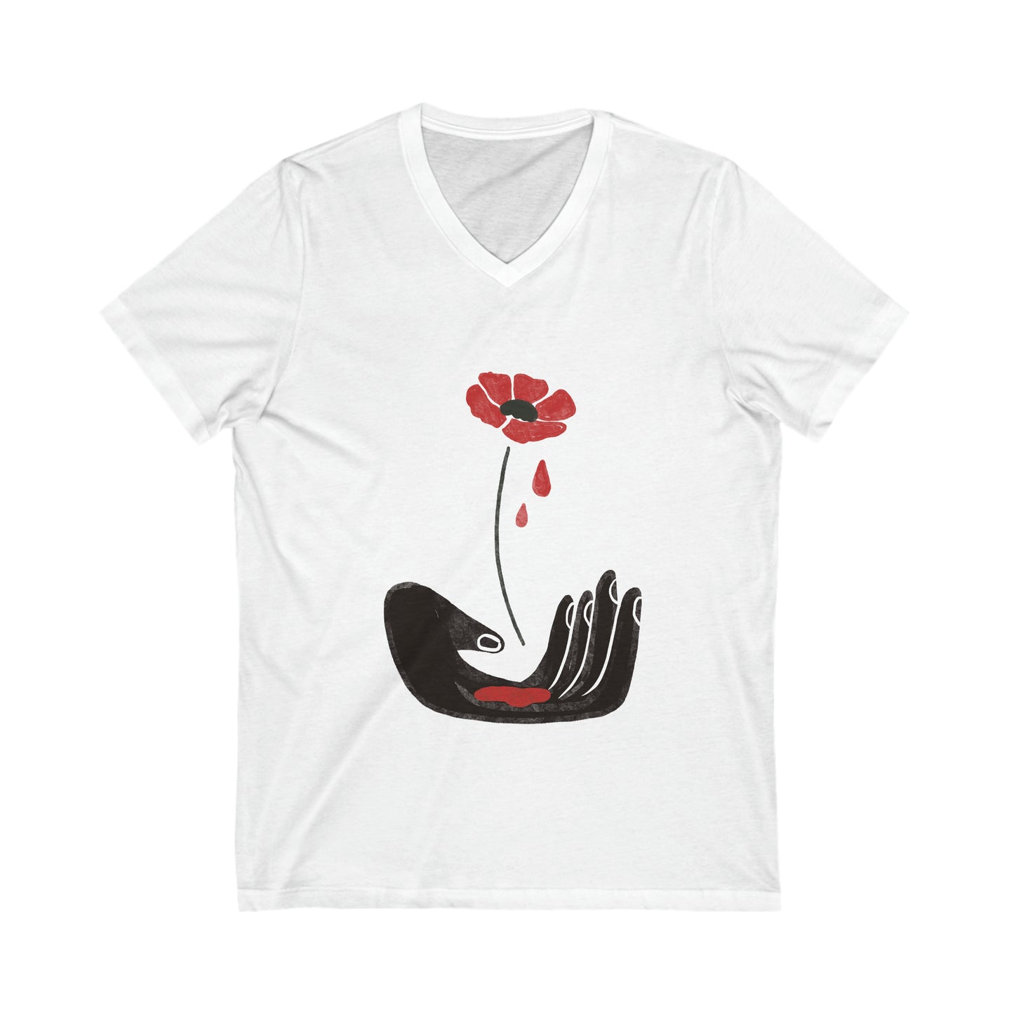 Tears of Resilience V-Neck Tee