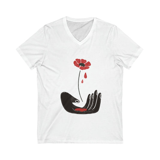 Tears of Resilience V-Neck Tee