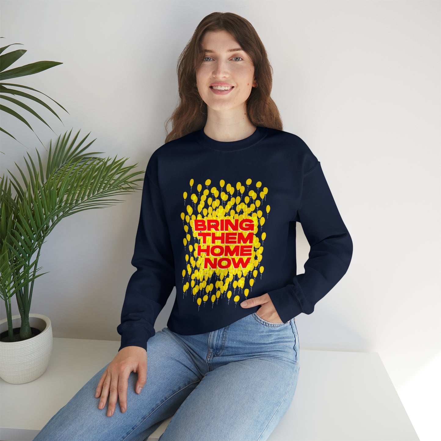 "Yellow Ribbon of Hope" Sweatshirt - Unite for Their Safe Return