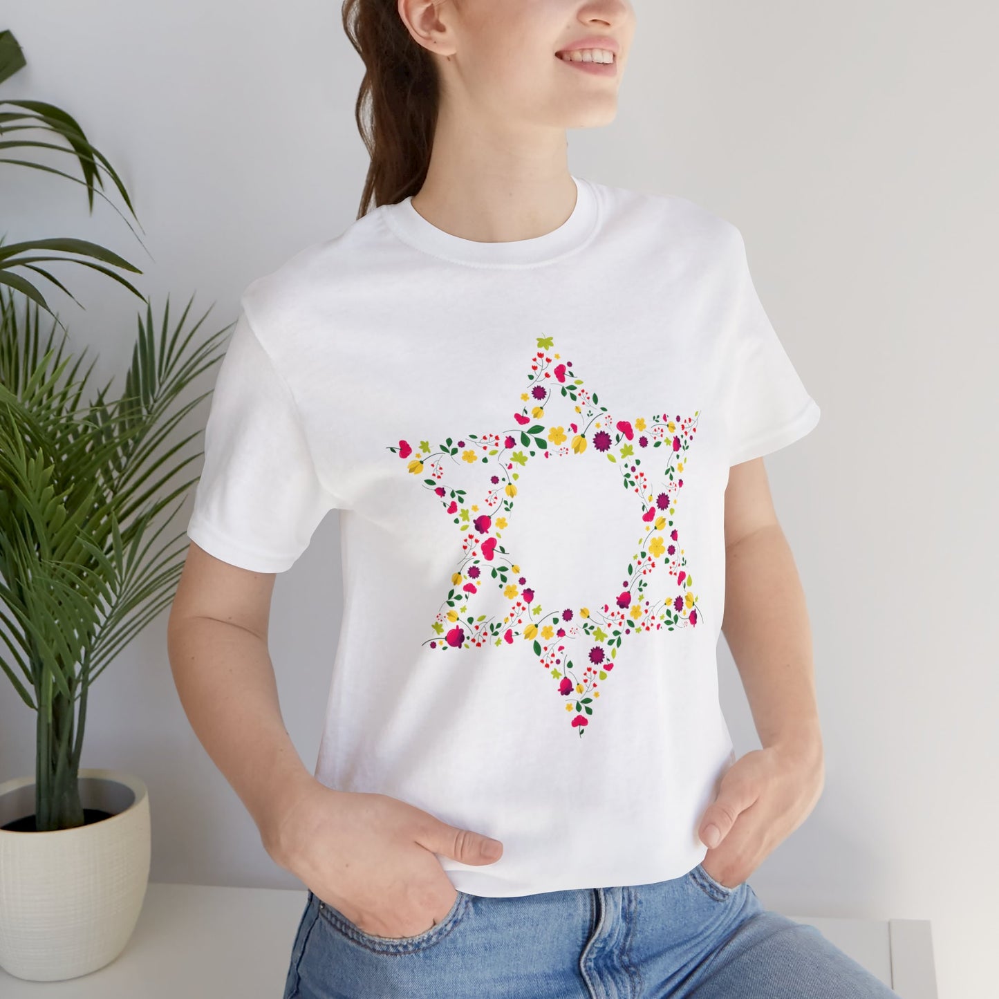 Star of David Flowers T-Shirt