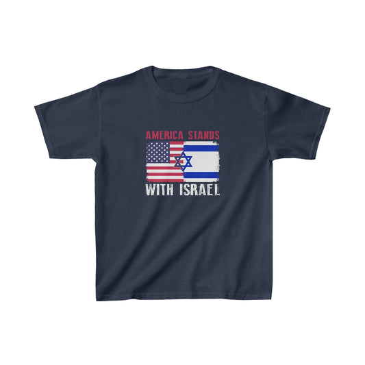 America Stands With Israel Kids T-Shirt