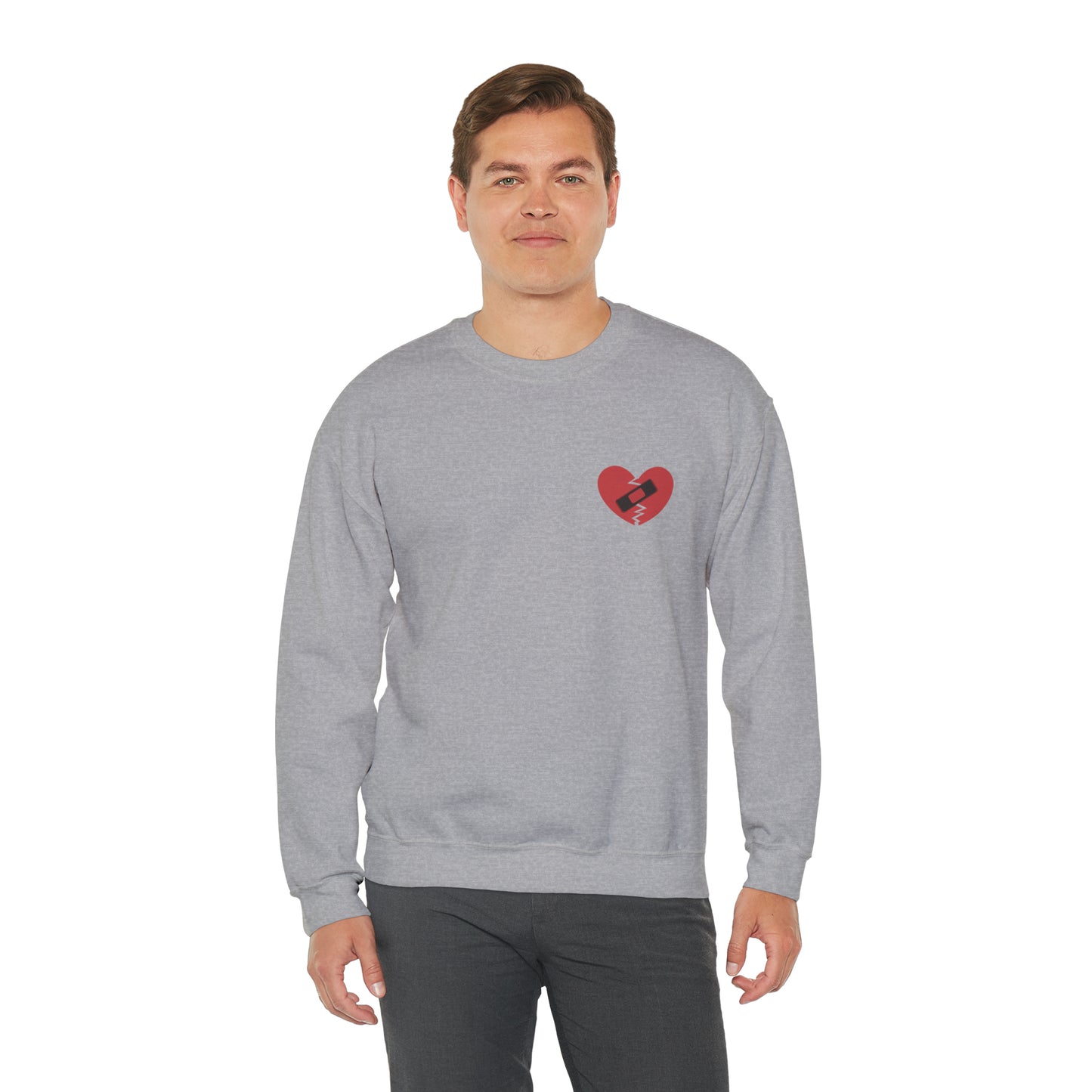 Broken Heart Band-Aid Sweatshirt