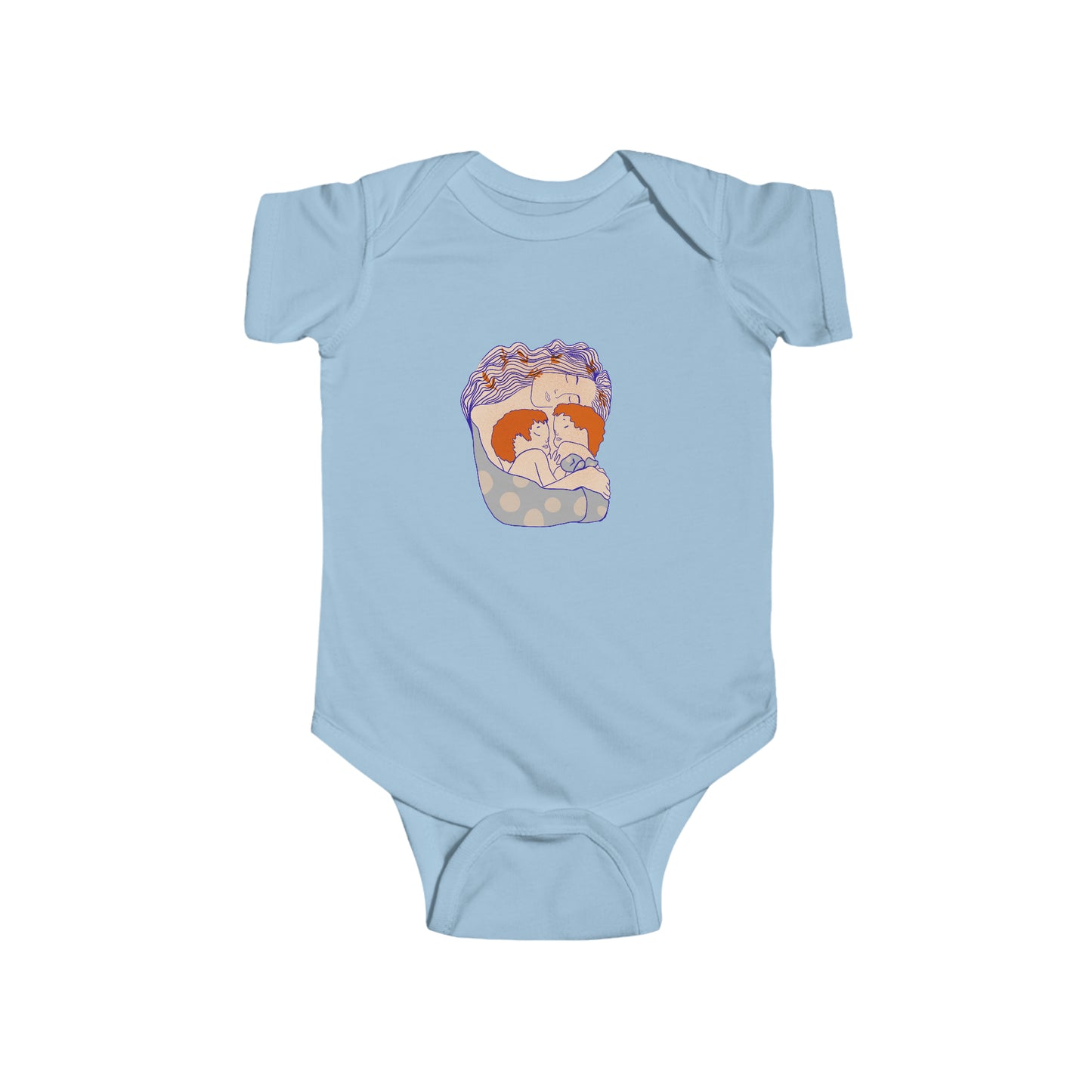 Red-Haired Love: A Tribute to the Bibas Family Infant Onesie