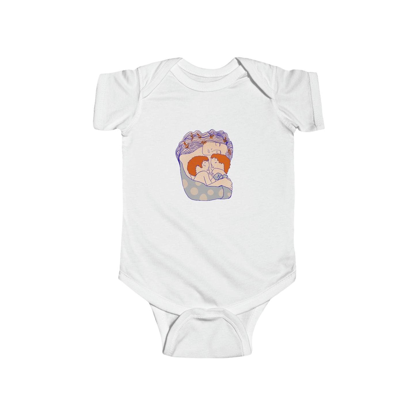 Red-Haired Love: A Tribute to the Bibas Family Infant Onesie