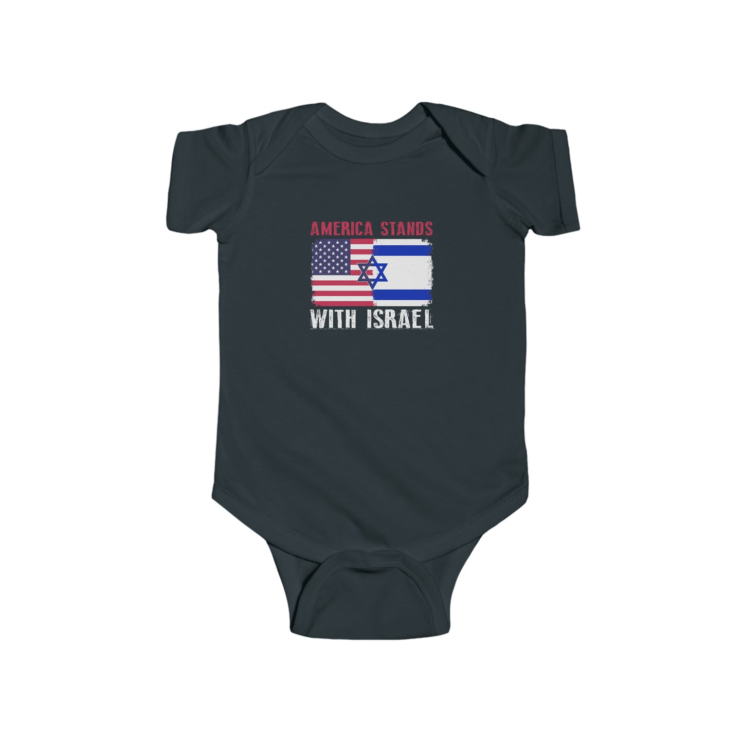 America Stands With Israel - Infant Onesie