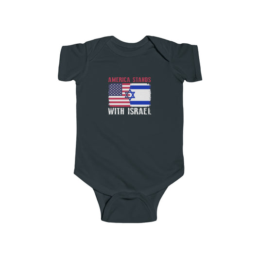 America Stands With Israel - Infant Onesie