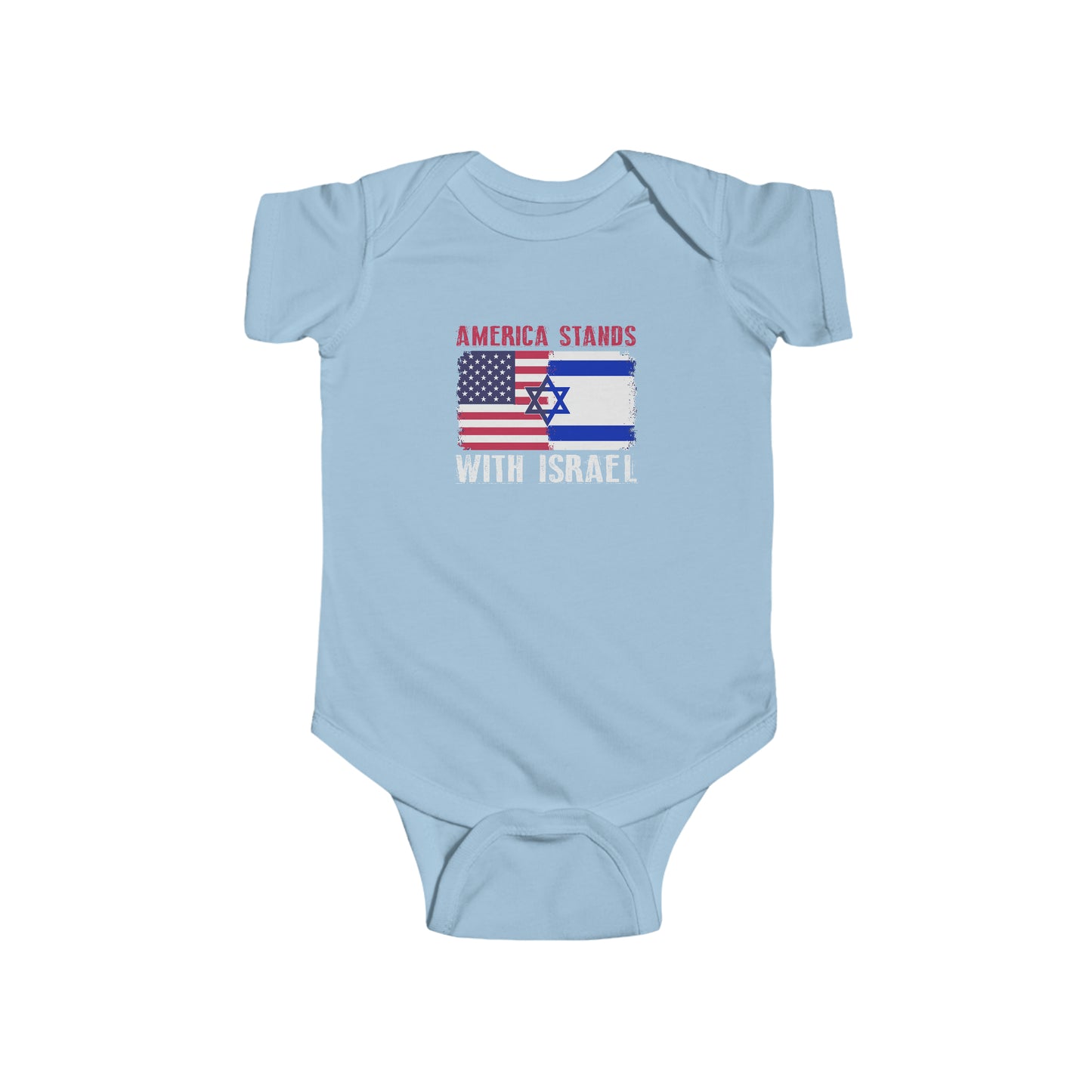 America Stands With Israel - Infant Onesie