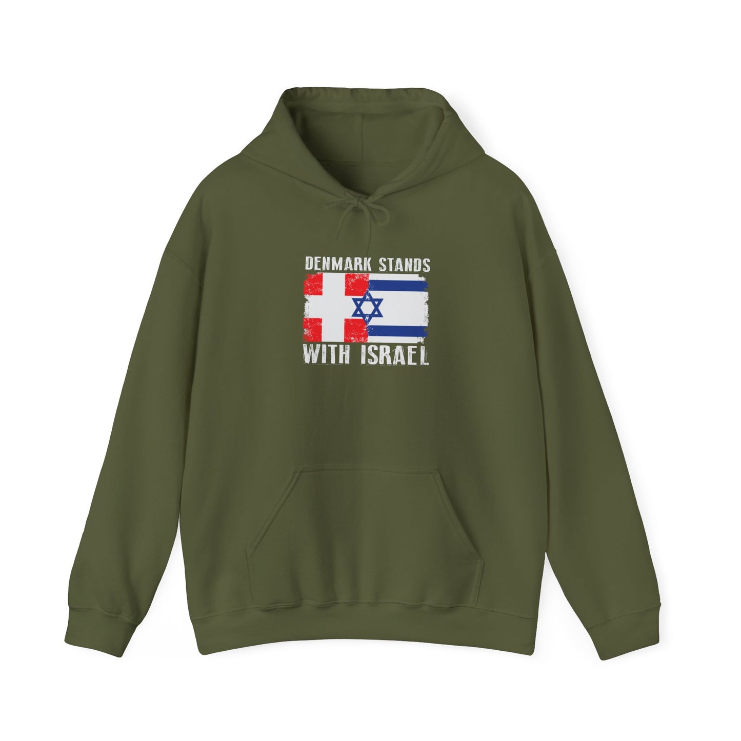 Denmark Stands With Israel Hoodie Sweatshirt