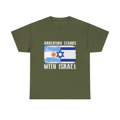 Argentina Stands With Israel T-Shirt