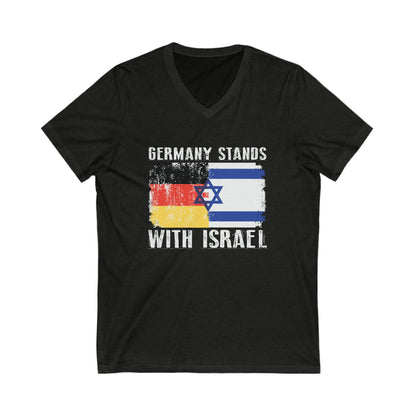 Germany Stands With Israel V-Neck Tee