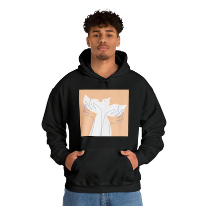 Wings of Harmony Hoodie Sweatshirt - A Symbol of Peace and Hope