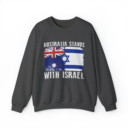 Australia Stands With Israel Crewneck Sweatshirt