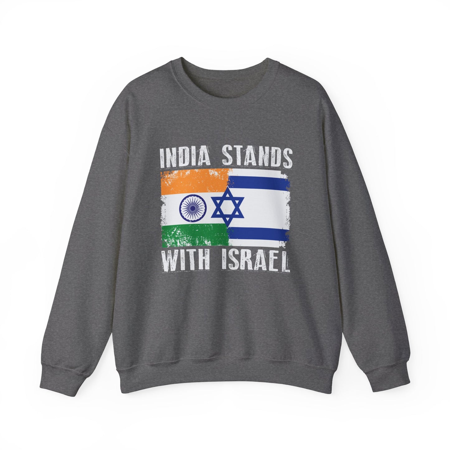 India Stands With Israel Crewneck Sweatshirt