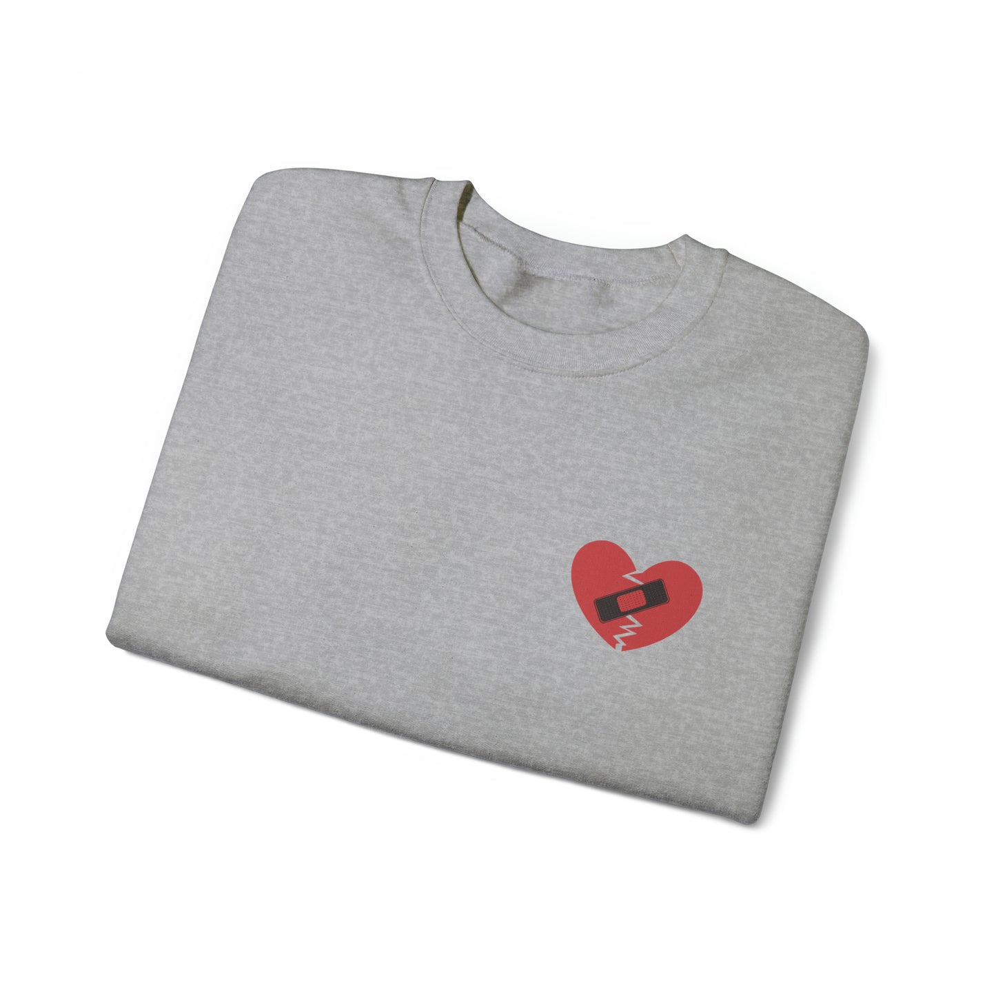 Broken Heart Band-Aid Sweatshirt