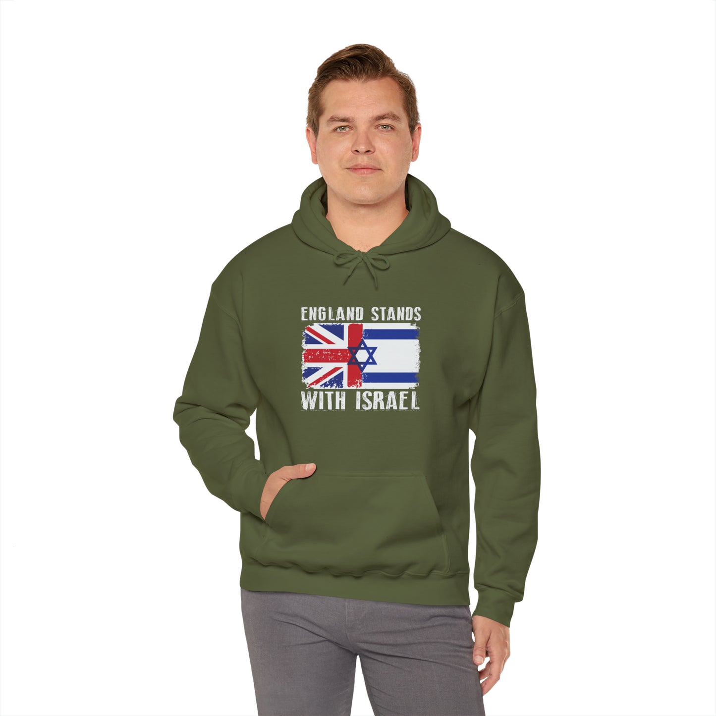 England Stands With Israel Hoodie Sweatshirt