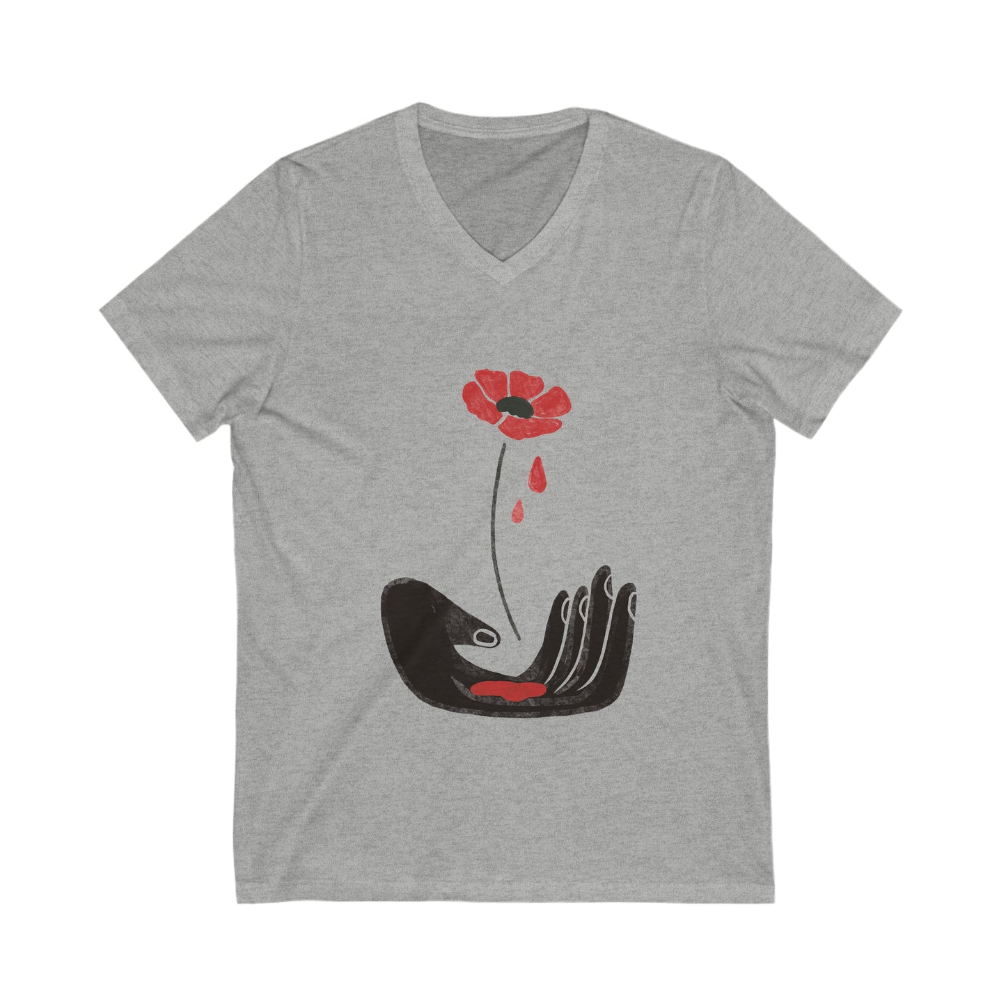 Tears of Resilience V-Neck Tee