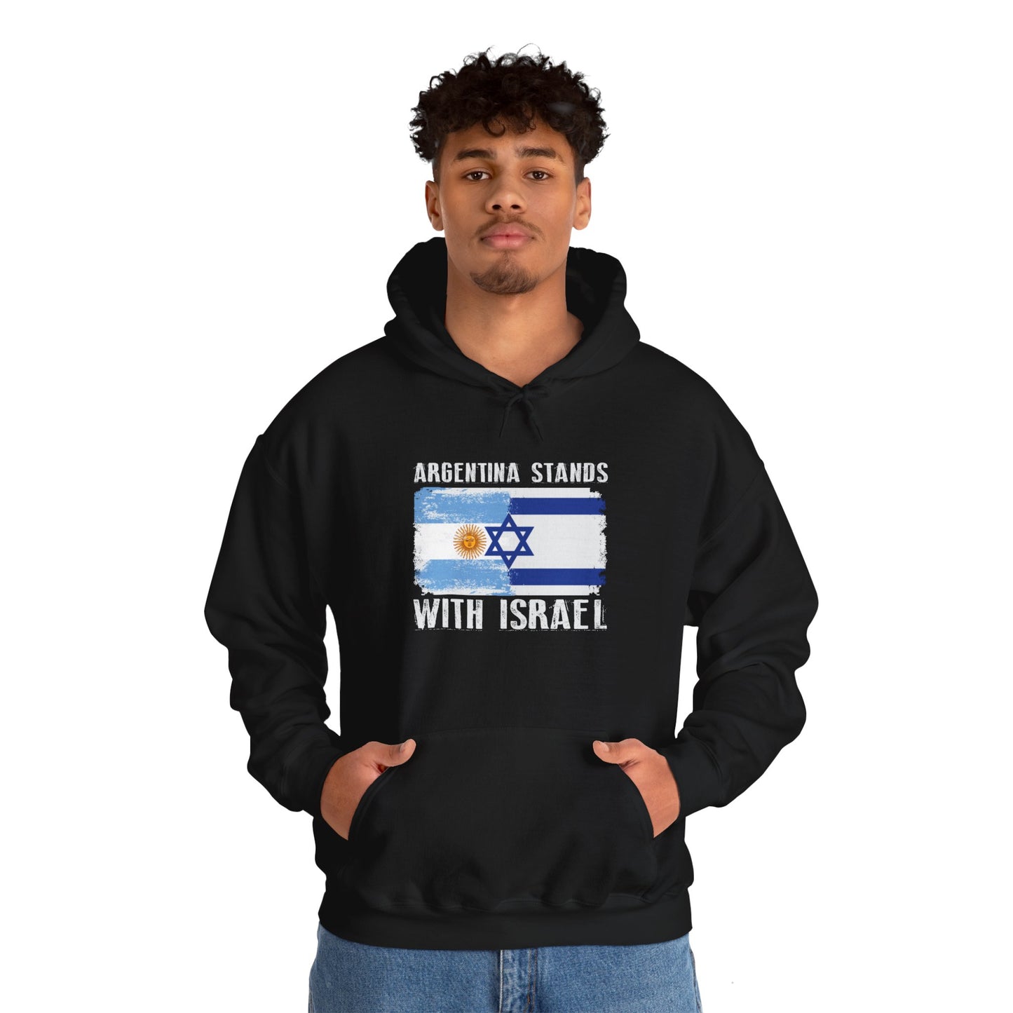 Argentina Stands With Israel Hoodie Sweatshirt