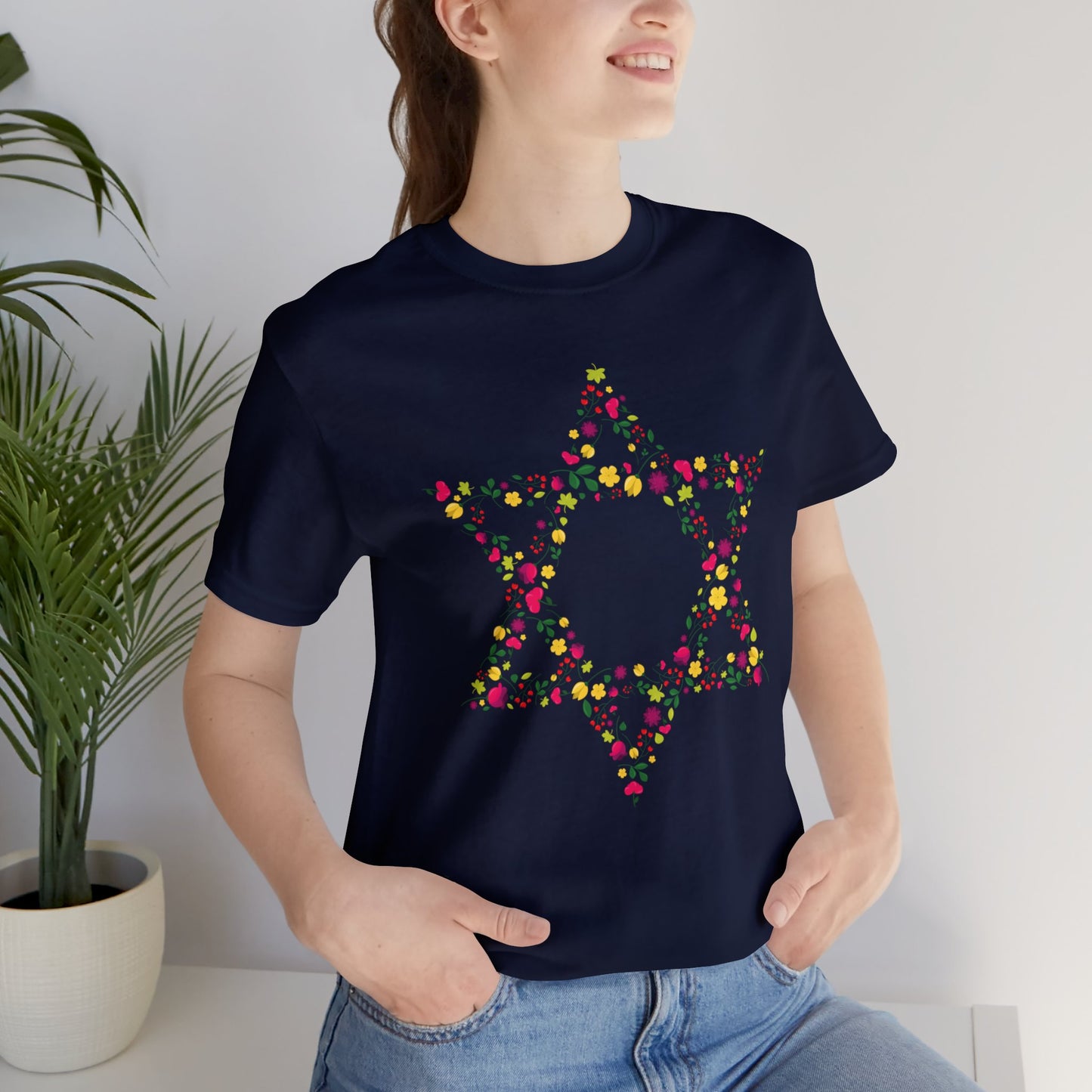 Star of David Flowers T-Shirt