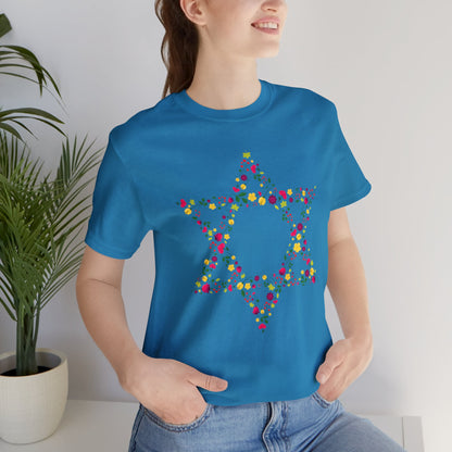 Star of David Flowers T-Shirt