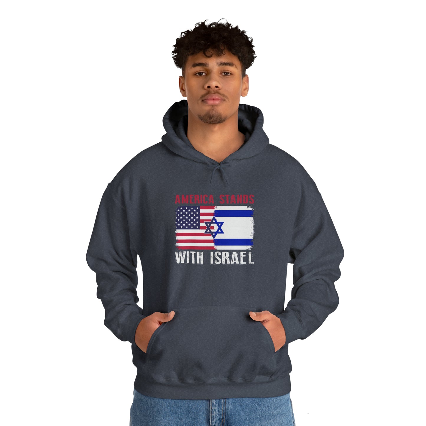 America Stands With Israel Hoodie Sweatshirt