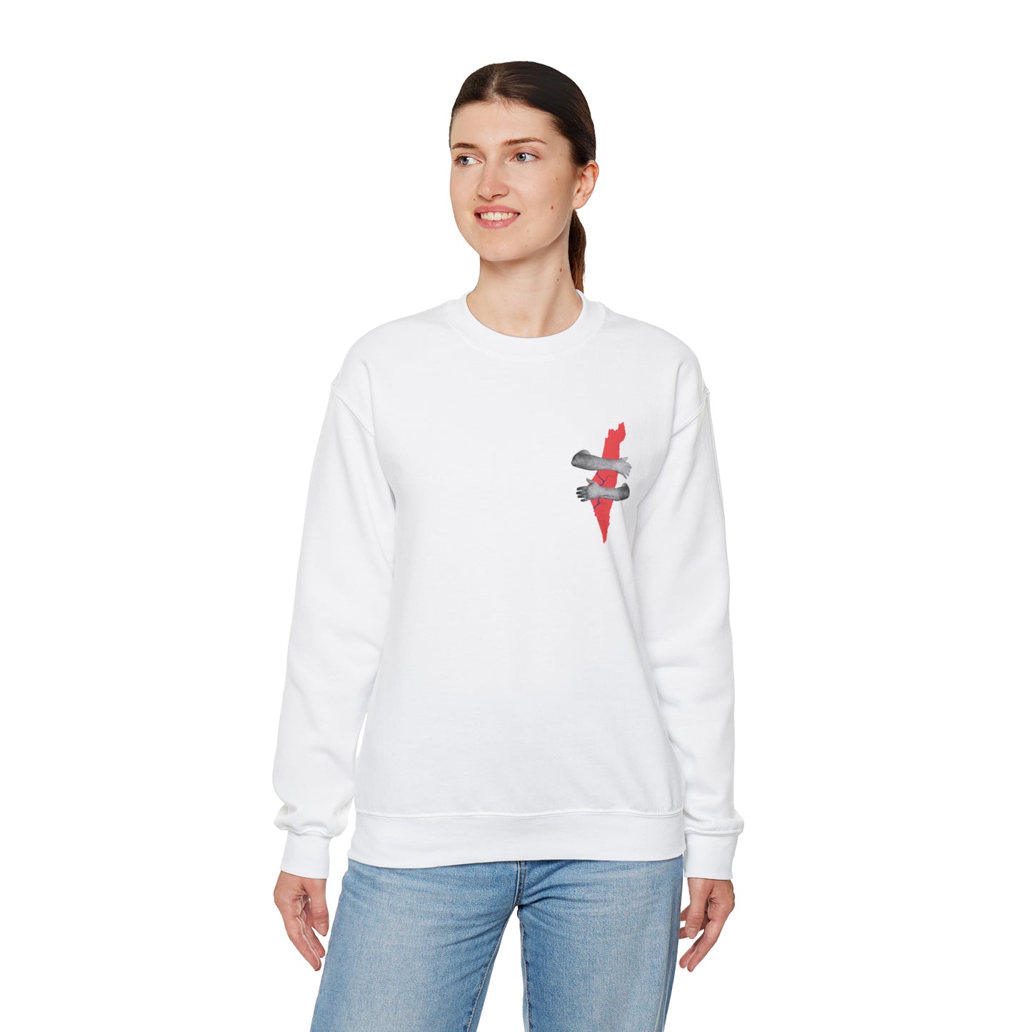 United in Pain, Bound in Hope Crewneck Sweatshirt