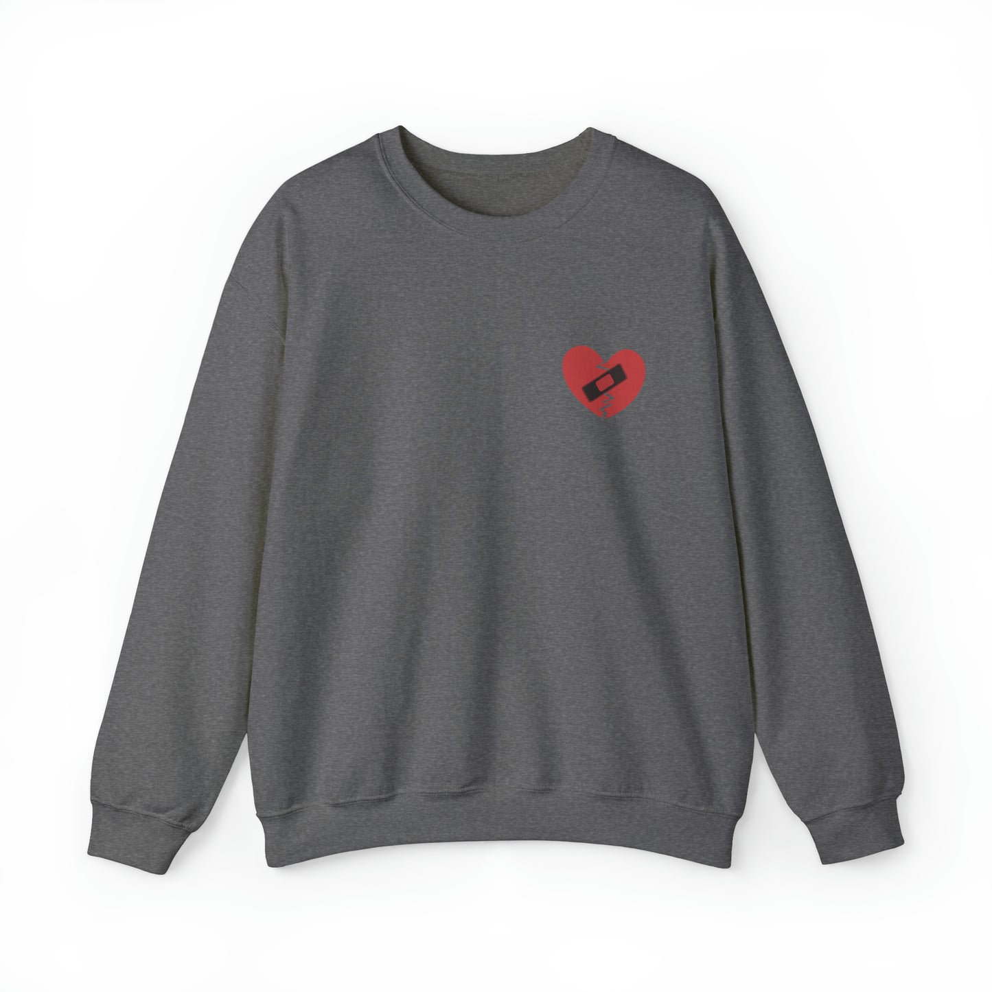 Broken Heart Band-Aid Sweatshirt