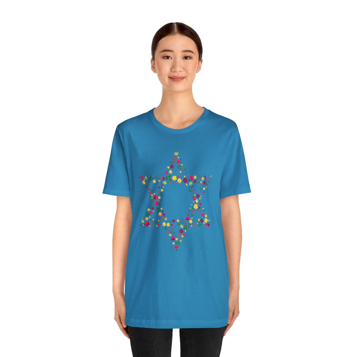 Star of David Flowers T-Shirt