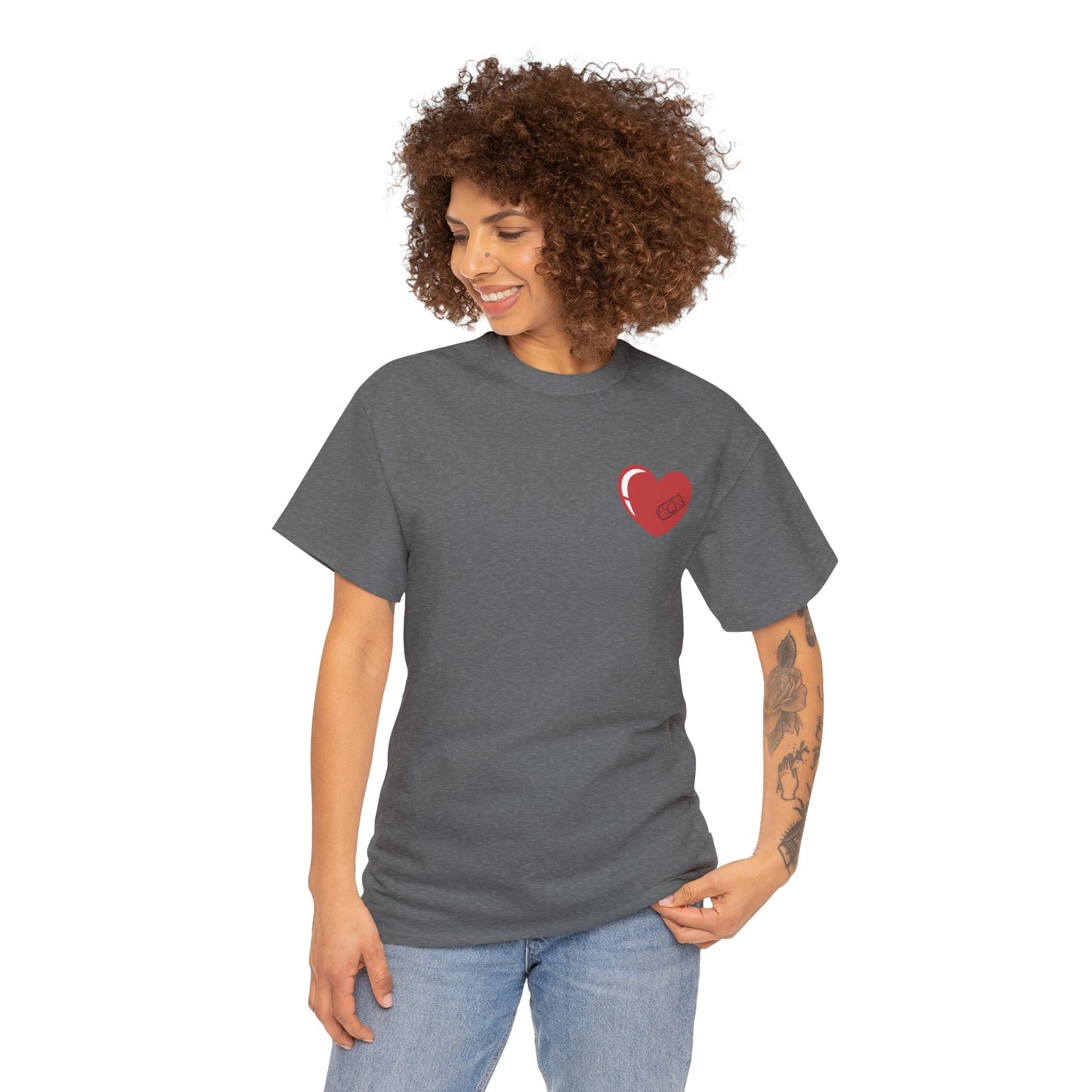 Heart With Band-Aid T-Shirt