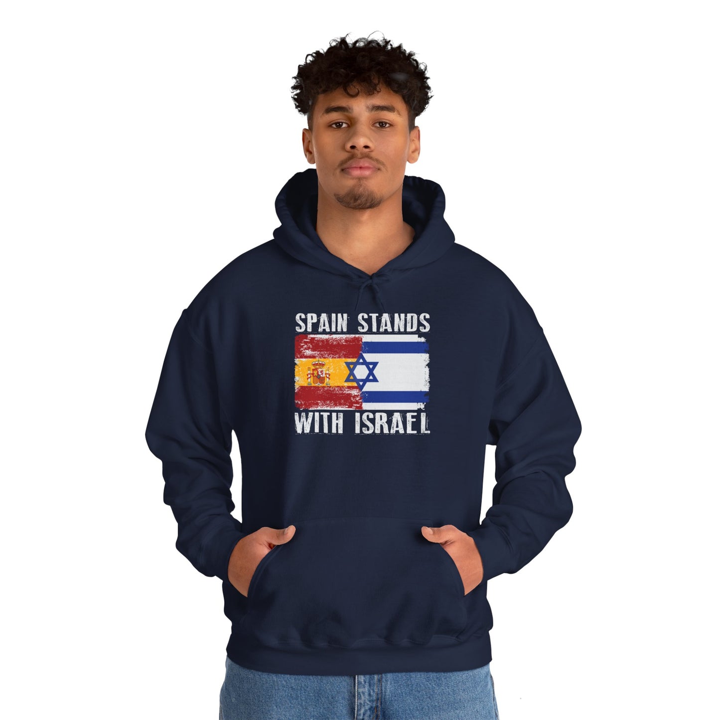 Spain Stands With Israel Hoodie Sweatshirt