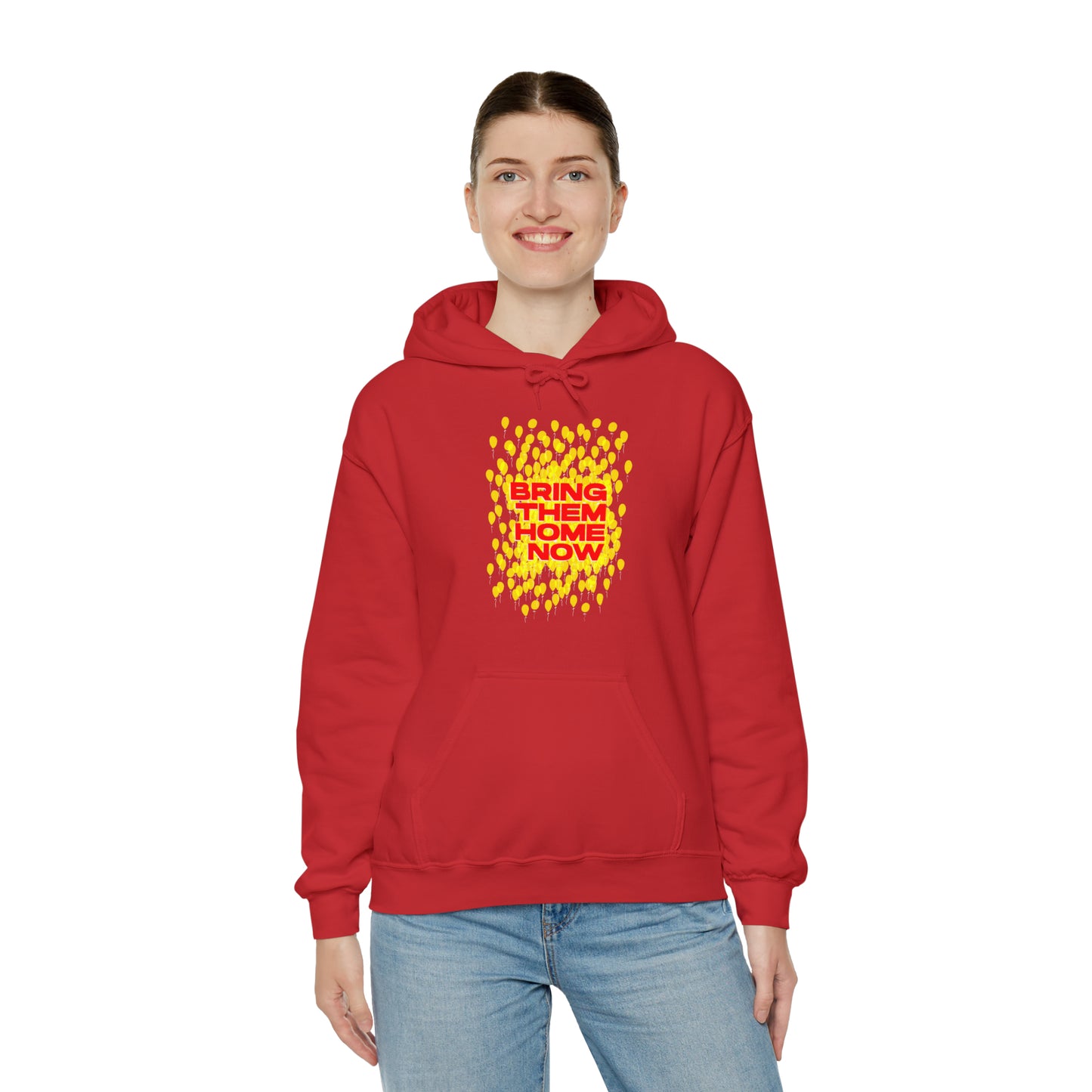 "Yellow Ribbon of Hope"Hooded Sweatshirt - Unite for Their Safe Return