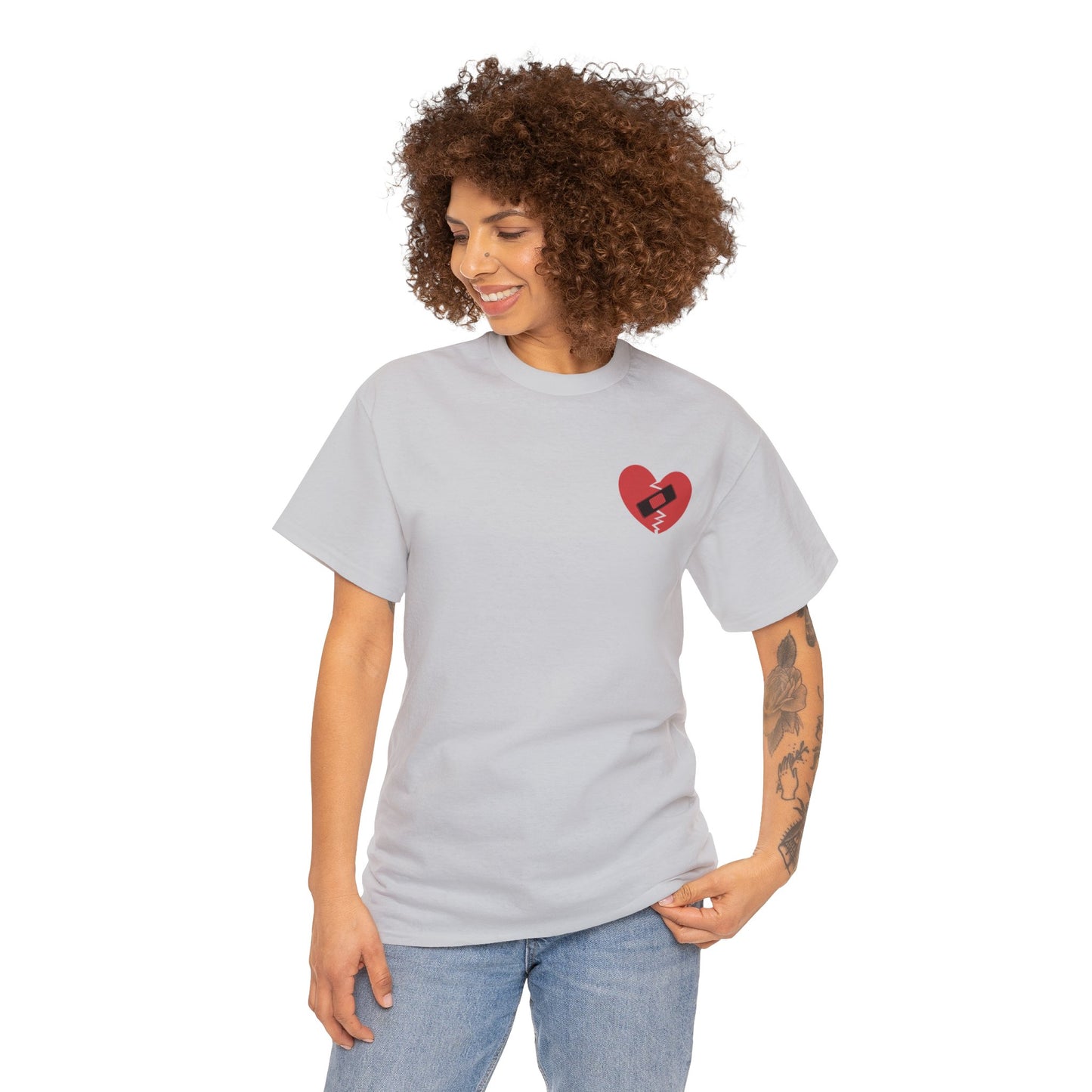 Broken Heart Band-Aid T-Shirt