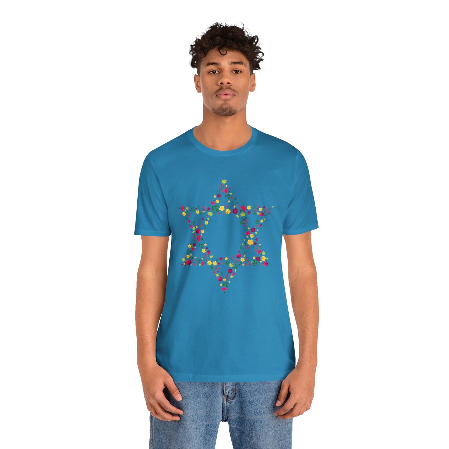 Star of David Flowers T-Shirt