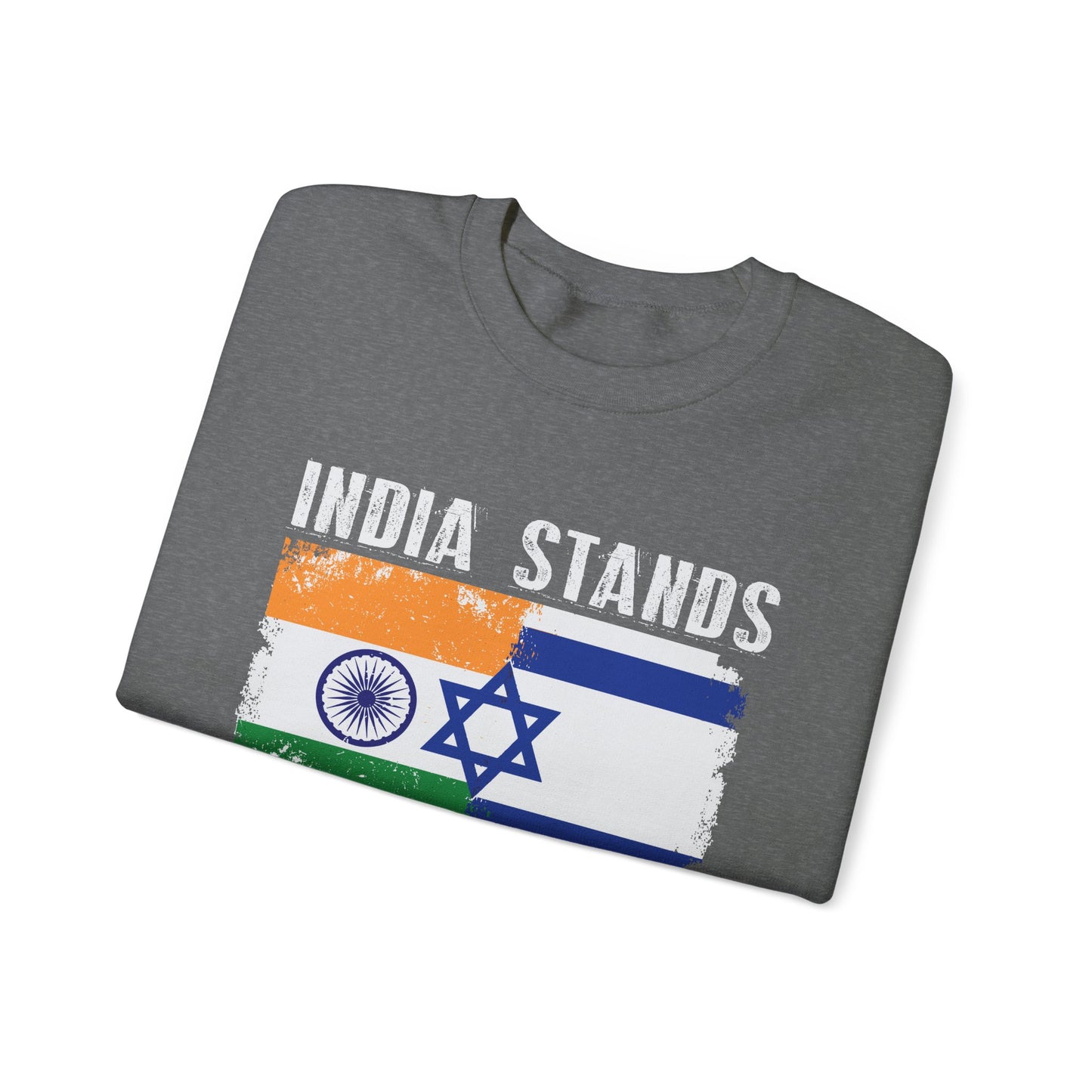 India Stands With Israel Crewneck Sweatshirt