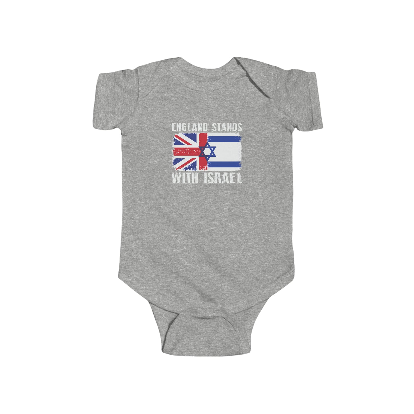 England Stands With Israel Infant Onesie