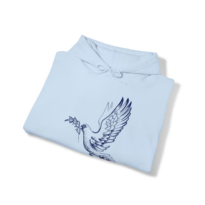 Dove With Olive Branch Hoodie sweatshirt