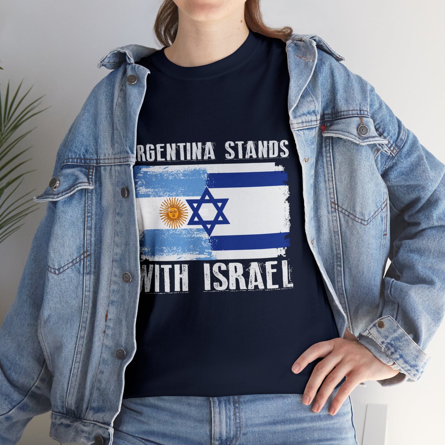 Argentina Stands With Israel T-Shirt