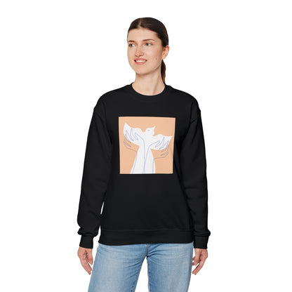 Wings of Harmony Sweatshirt - A Symbol of Peace and Hope