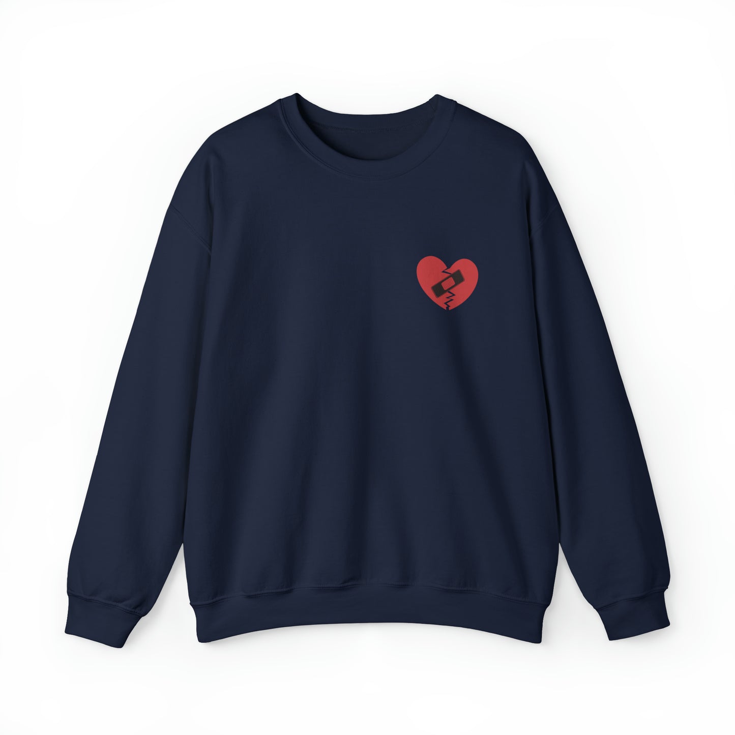 Broken Heart Band-Aid Sweatshirt