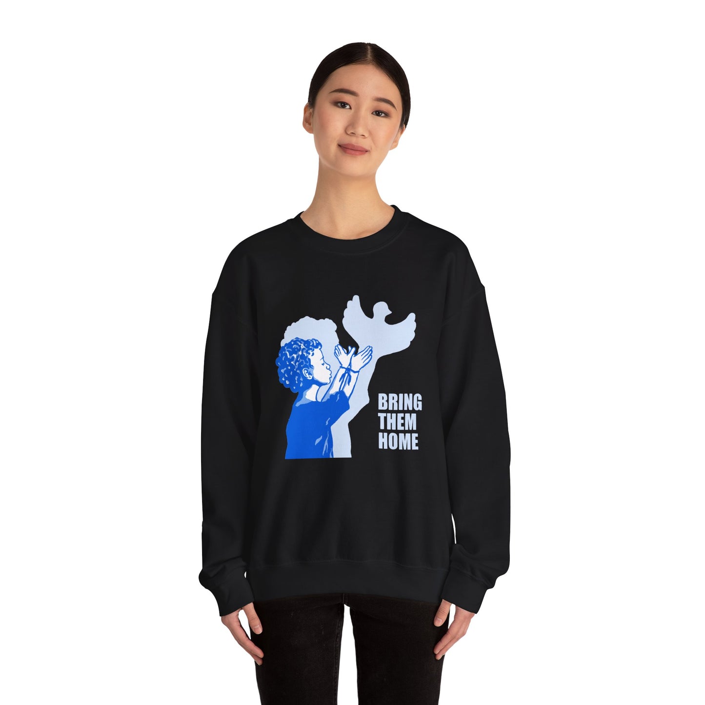 Wings of Hope - Standing for Justice and Peace Crewneck Sweatshirt