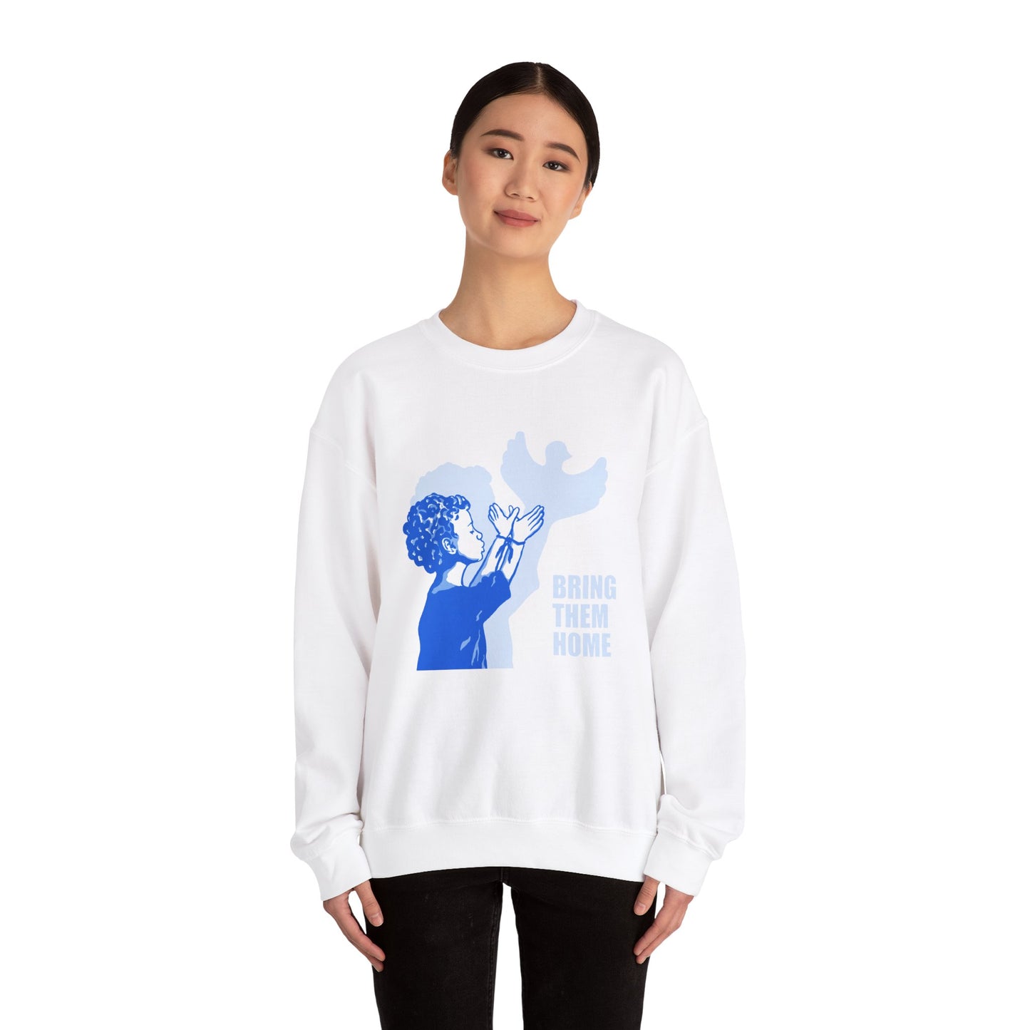 Wings of Hope - Standing for Justice and Peace Crewneck Sweatshirt