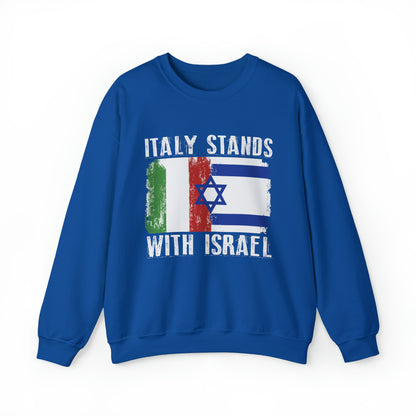 Italy Stands With Israel Crewneck Sweatshirt