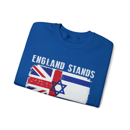 England Stands With Israel Crewneck Sweatshirt