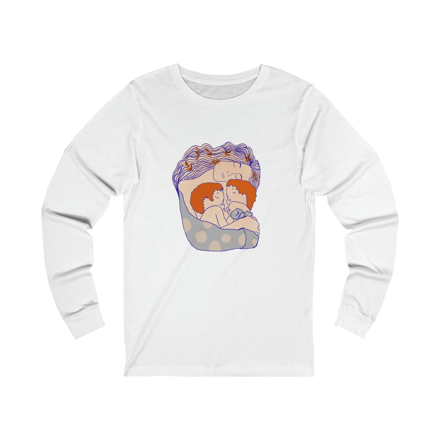 Red-Haired Love: A Tribute to the Bibas Family Long Sleeve T-shirt