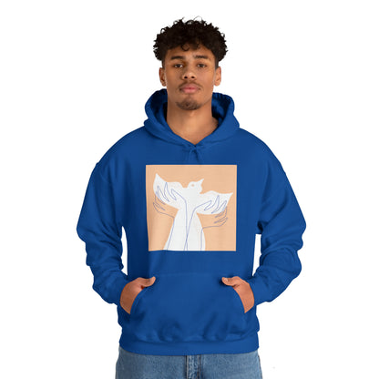 Wings of Harmony Hoodie Sweatshirt - A Symbol of Peace and Hope