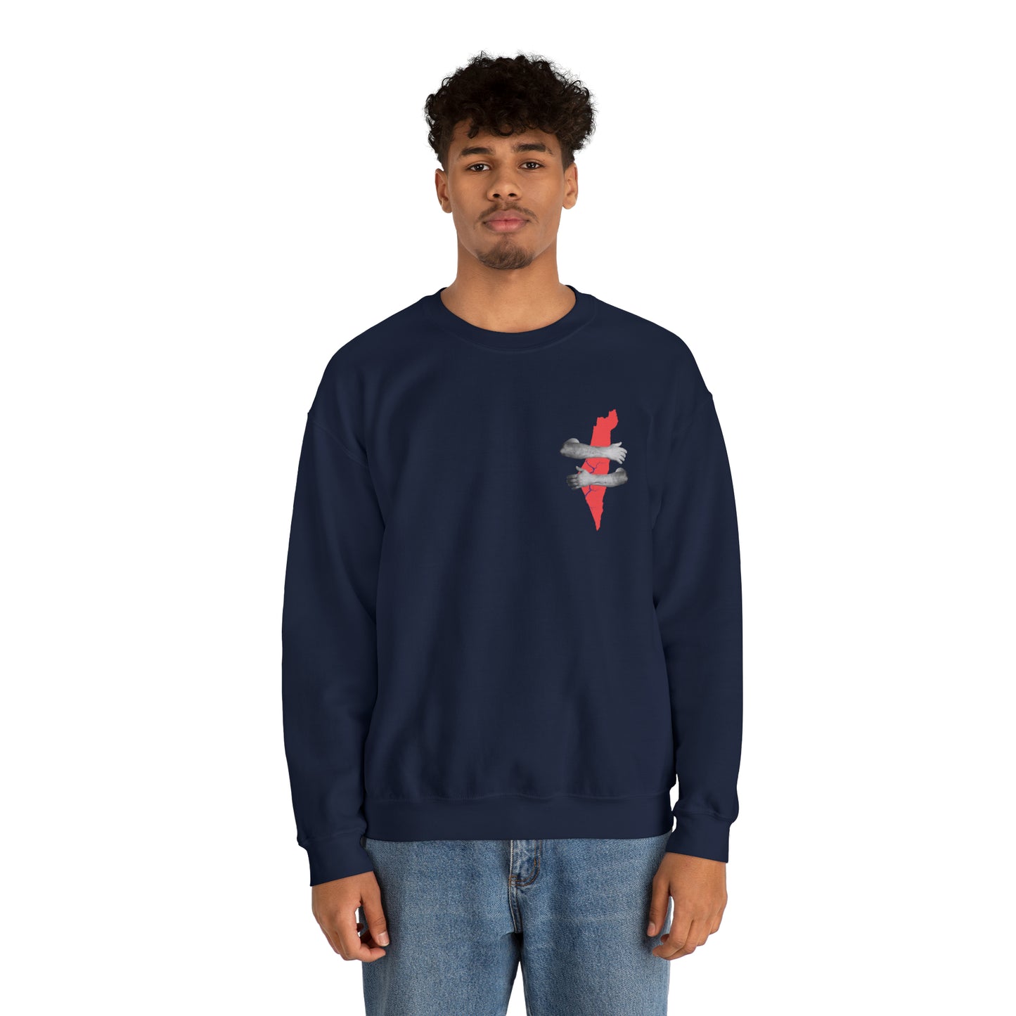 United in Pain, Bound in Hope Crewneck Sweatshirt