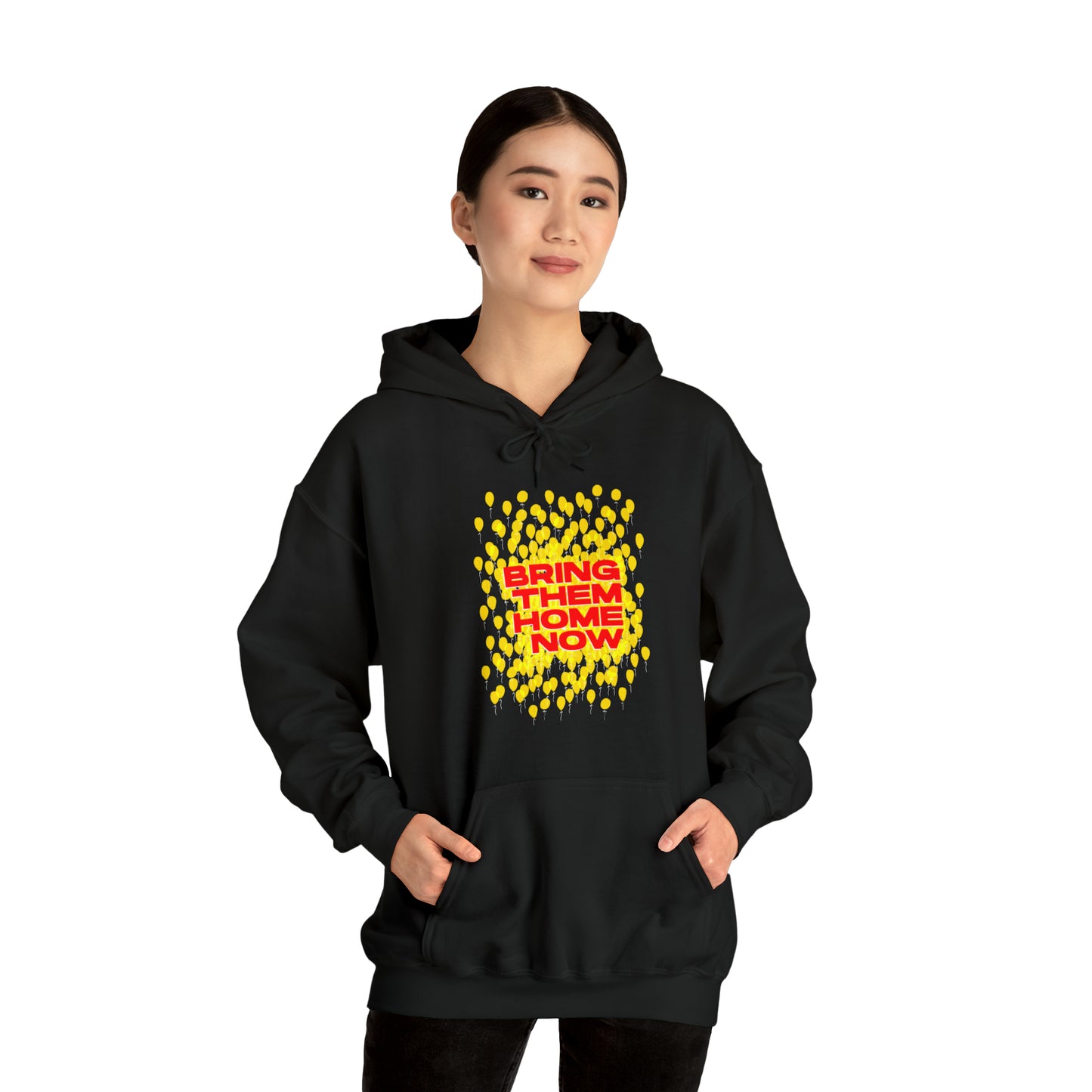 "Yellow Ribbon of Hope"Hooded Sweatshirt - Unite for Their Safe Return