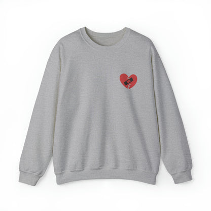 Broken Heart Band-Aid Sweatshirt