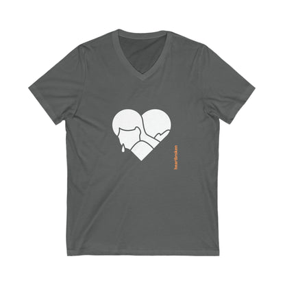 Heart Broken V-Neck Tee