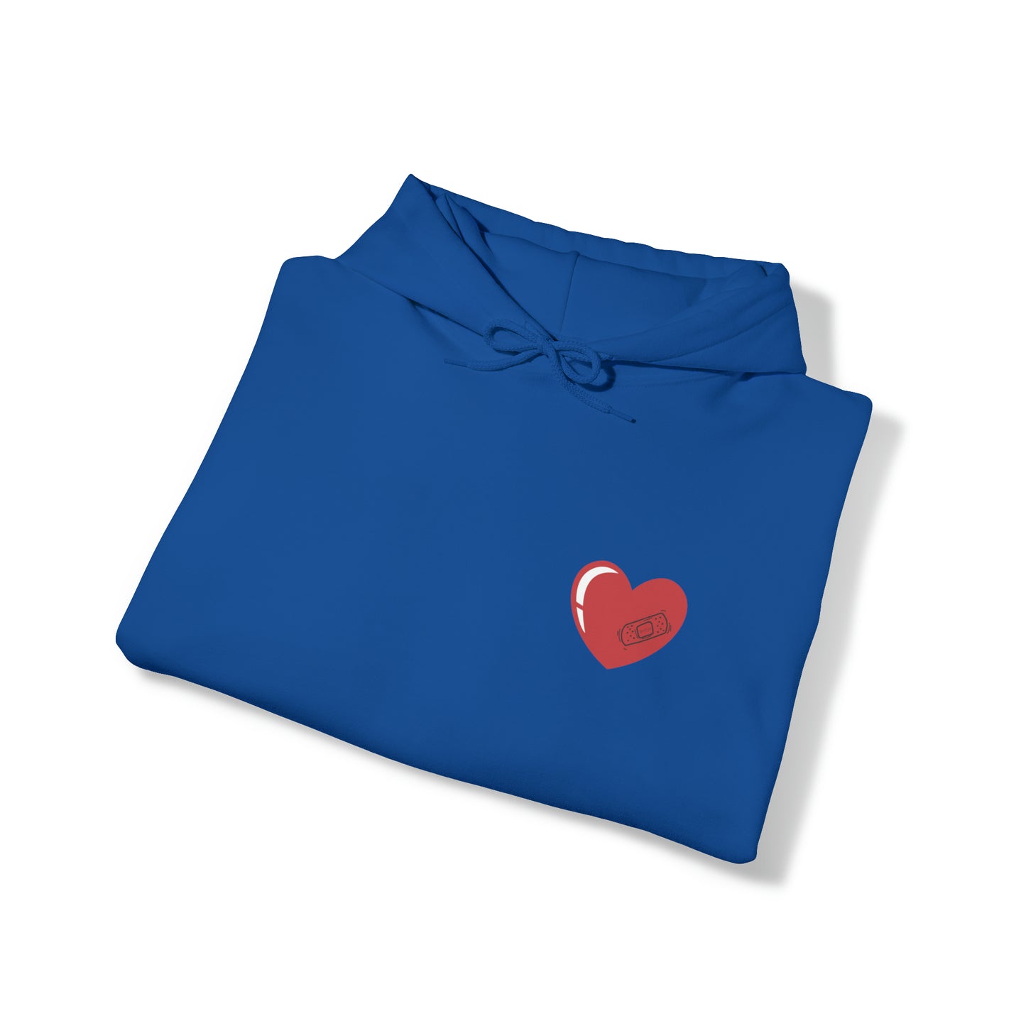 Heart With Band-Aid Hooded Sweatshirt